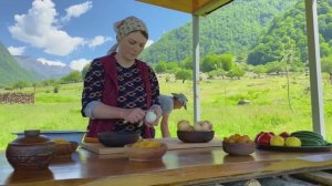 Необыкновенный ШАХ-ПЛОВ с каштанами в хрустящем лаваше! Азербайджанская Кухня Деревенская Кухня