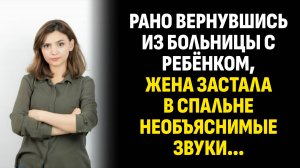 Жизненные истории. Рано вернувшись из больницы с ребёнком, жена застала в. Слушать аудиорассказ