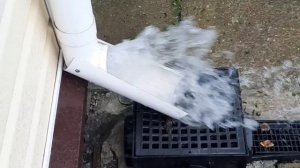 Сильный ливень с градом под Чеховым 24.07.2025