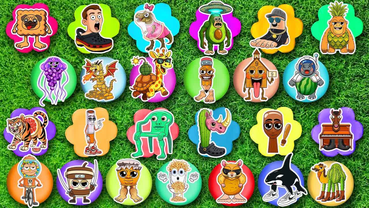 Кубики-сюрпризы: Кто выйдет из кубов? ВСЕ итальянские брейнрот-боссы! смотреть онлайн