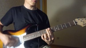 Муравейник- КИНО- кавер на электрогитаре(В.Цой, соло партия Каспаряна)