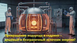 Превращение водорода в гидрино – дешёвый и безграничный источник энергии?
