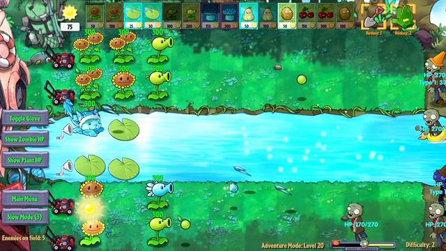 PvZ Fusion #20. Прохождение 20 уровня