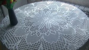 Обзор скатерти " Волшебство петель ".