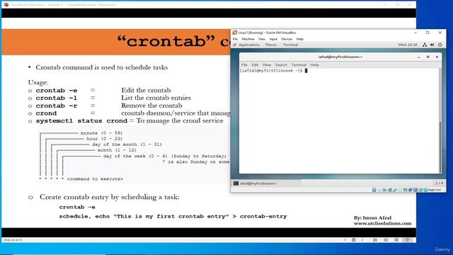 103 - crontab command смотреть онлайн