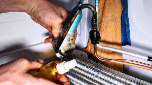 Haier, устранение утечки, замена инвертора