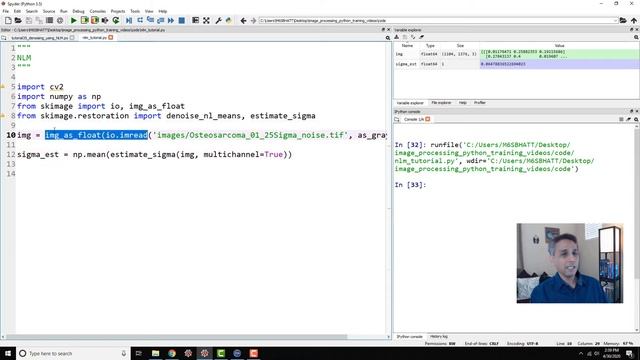 Tutorial 35 - Image filtering in python - Non-local means (NLM) filter for image denoising смотреть онлайн