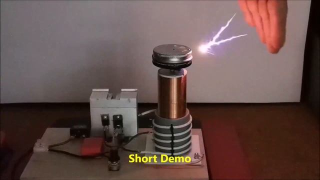 Мини катушка Теслы с искрой 10+ см