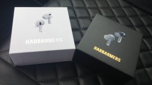 Распаковка беспроводных наушников HABBARMERS HB-E6 MAX
