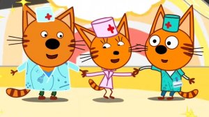 ТРИ КОТА. ПРИВИВКИ. ИГРАЕМ В ДОКТОРА