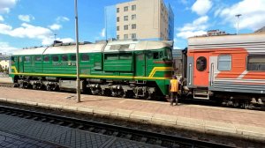 Монголия: показываю ЖД-вокзал Улан-Батора и провожаю пассажирский поезд РЖД в Иркутск