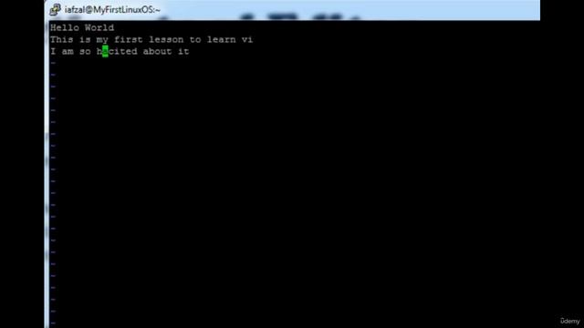 87 - Linux File Editor vi смотреть онлайн