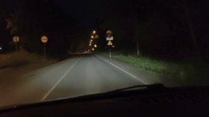 Lazer Light Nova Ultra R в фарах Веста. Ночной тест на трассе