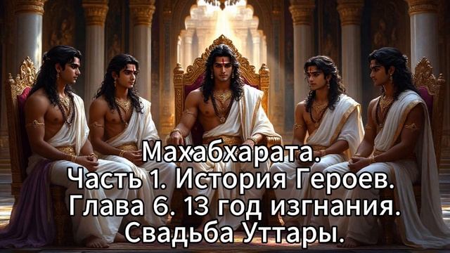 31. Махабхарата. Часть 1. История Героев. Глава 6. 13 год изгнания. Свадьба Уттары. смотреть онлайн