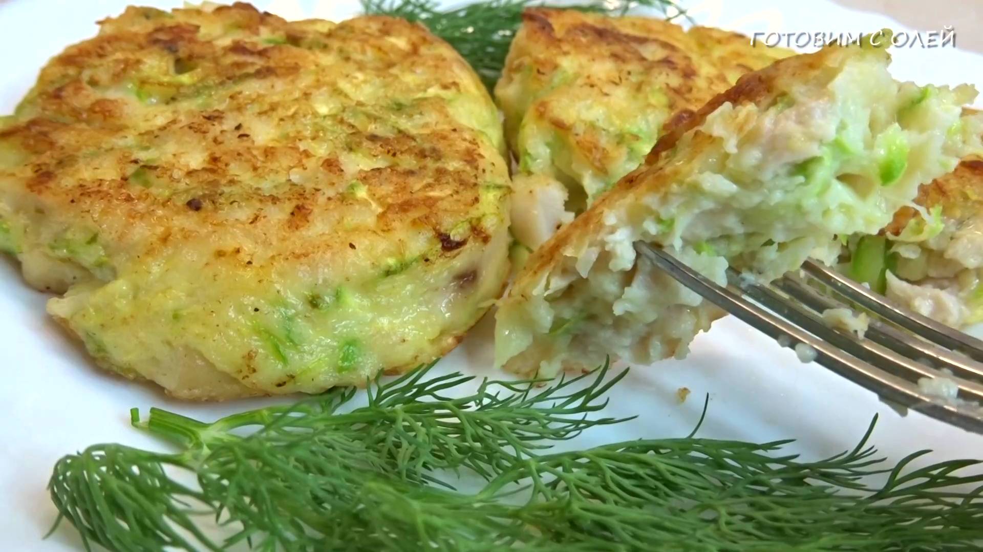 КАБАЧКИ и КУРИНОЕ ФИЛЕ. Целая Гора Вкуснятины получается по этому рецепту, язык можно проглотить смотреть онлайн