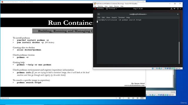 179 - Run Containers podman смотреть онлайн