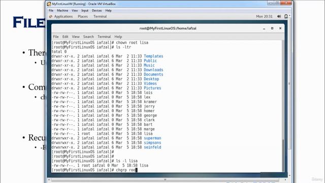 62 - File Ownership Commands chown chgrp смотреть онлайн