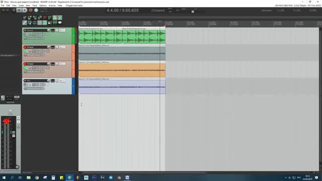 REAPER. Начало работы.