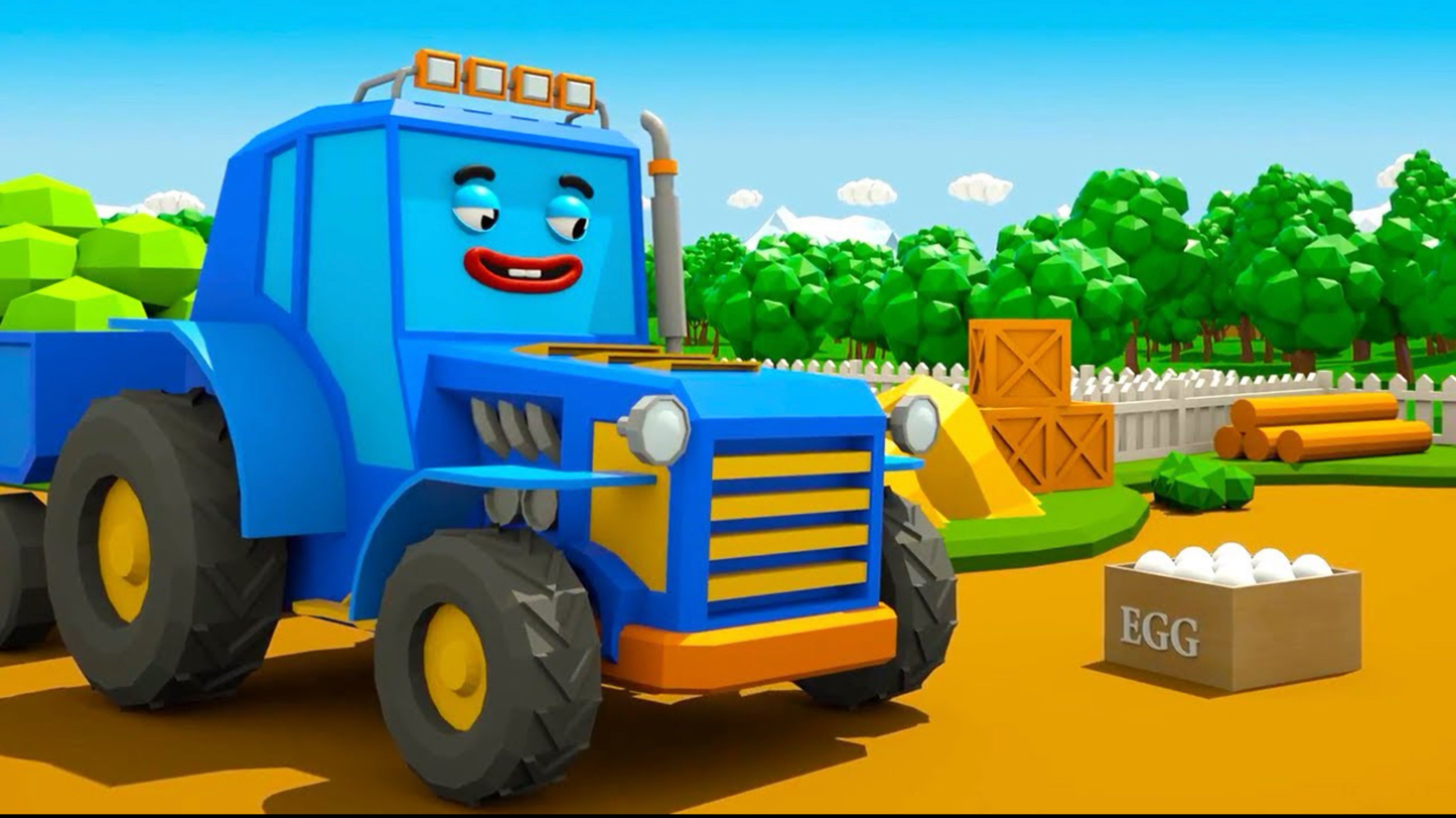 Мультик про машинки синий трактор смотреть онлайн