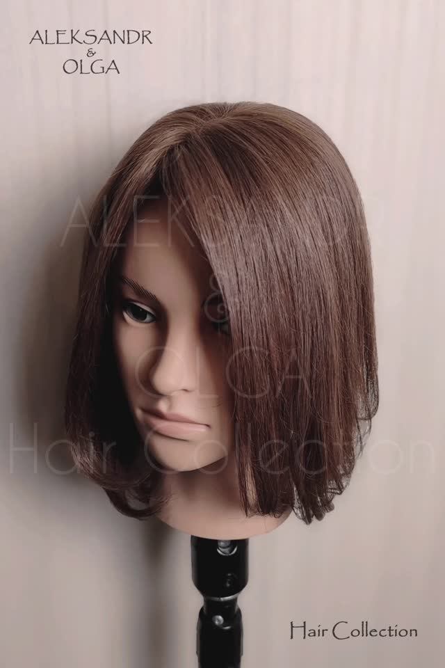 Теменная НАКЛАДКА combo - на моно (с имитацией кожи головы) #натуральнаянакладка #теменнаянакладка смотреть онлайн