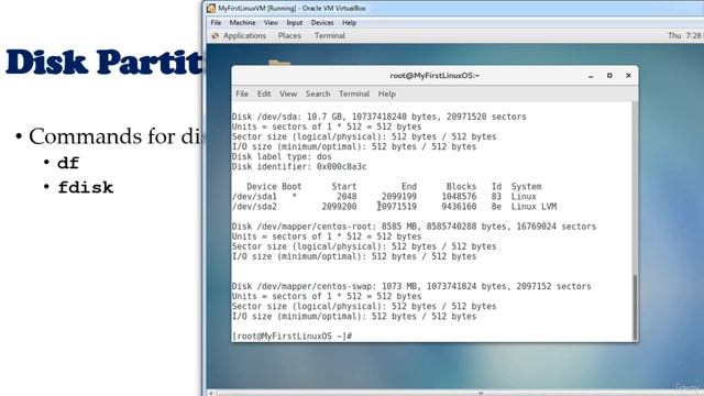 197 - Disk Partition df fdisk смотреть онлайн