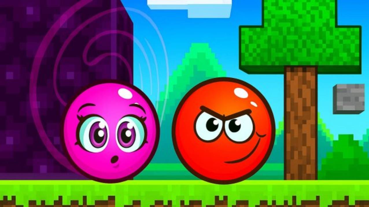 Приключения Красного Шарика в мирe МАЙНКРАФТА | Мультик для детей 🎮