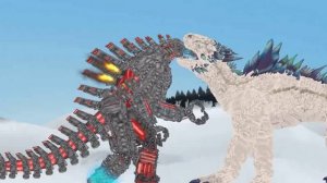 шимо VS меха Годзилла