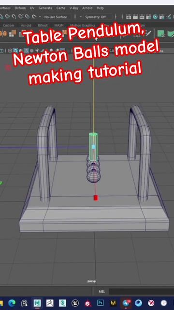 #maya #3dmodeling #autodesk #substance Table Pendulum, Newton Balls model making tutorial смотреть онлайн