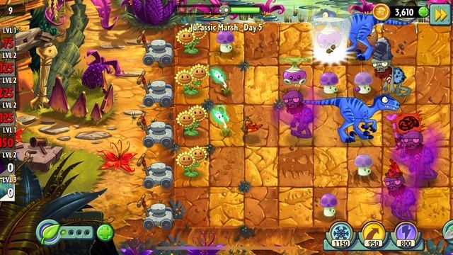 Растения против зомби, каменный век день 5 смотреть онлайн