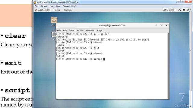 114 - Terminal Commands clear exit script смотреть онлайн