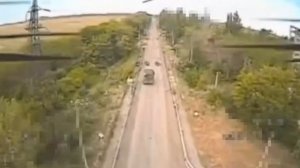 Удар FPV-дроном бронеавтомобиля Всу в н.п Новоэкономическое 💥🇷🇺👊