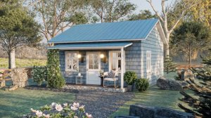 🏡 Экскурсия по уютному небольшому дому | Уютный дизайн с 1 спальней, 6х6 м