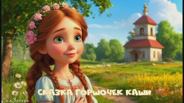 Сказка Горшочек каши мультфильм |Сказка|Братья Гримм|народные|детские|рассказ|онлайн|мультфильм| смотреть онлайн