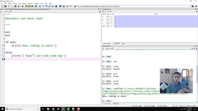 Tutorial 11 - Operators and basic math in Python смотреть онлайн