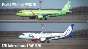 Сравнение звучания двигателей PW и CFM на Airbus A320neo