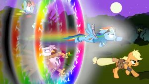 Sanguine Rainboom (Death Lives) darkness is magic fnf Cover