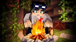 НАШЕЛ УБЕЖИЩЕ. ПЕРВАЯ НОЧЬ. ДЕНЬ 2-ЗОМБИ АПОКАЛИПСИС НА ОСТРОВЕ В МАЙНКРАФТ