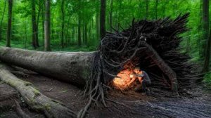 Строим уютное убежище глубоко в лощине.