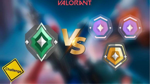 1 vs 3 челлендж валорант №1