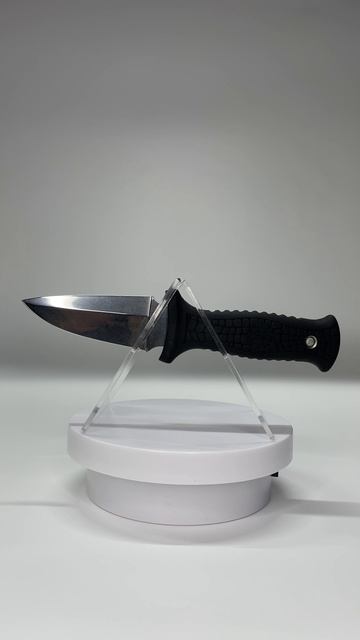 Нож Страж Кизляр б/с, сталь AUS-8, рукоять эластрон, черный