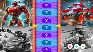 ЧЕРВЯК МОЛНИЯ МАККУИН против КОТЕНКА-КОШКИ в эпической битве за трансформацию История трансформации