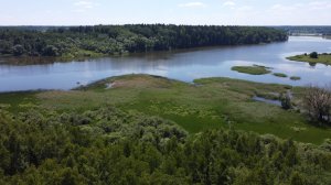 Живописный участок на краю реки. ПСХ Осташево