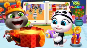 Том бег за конфетами!!! Бен зеленый монстр и Анджела Спецагент