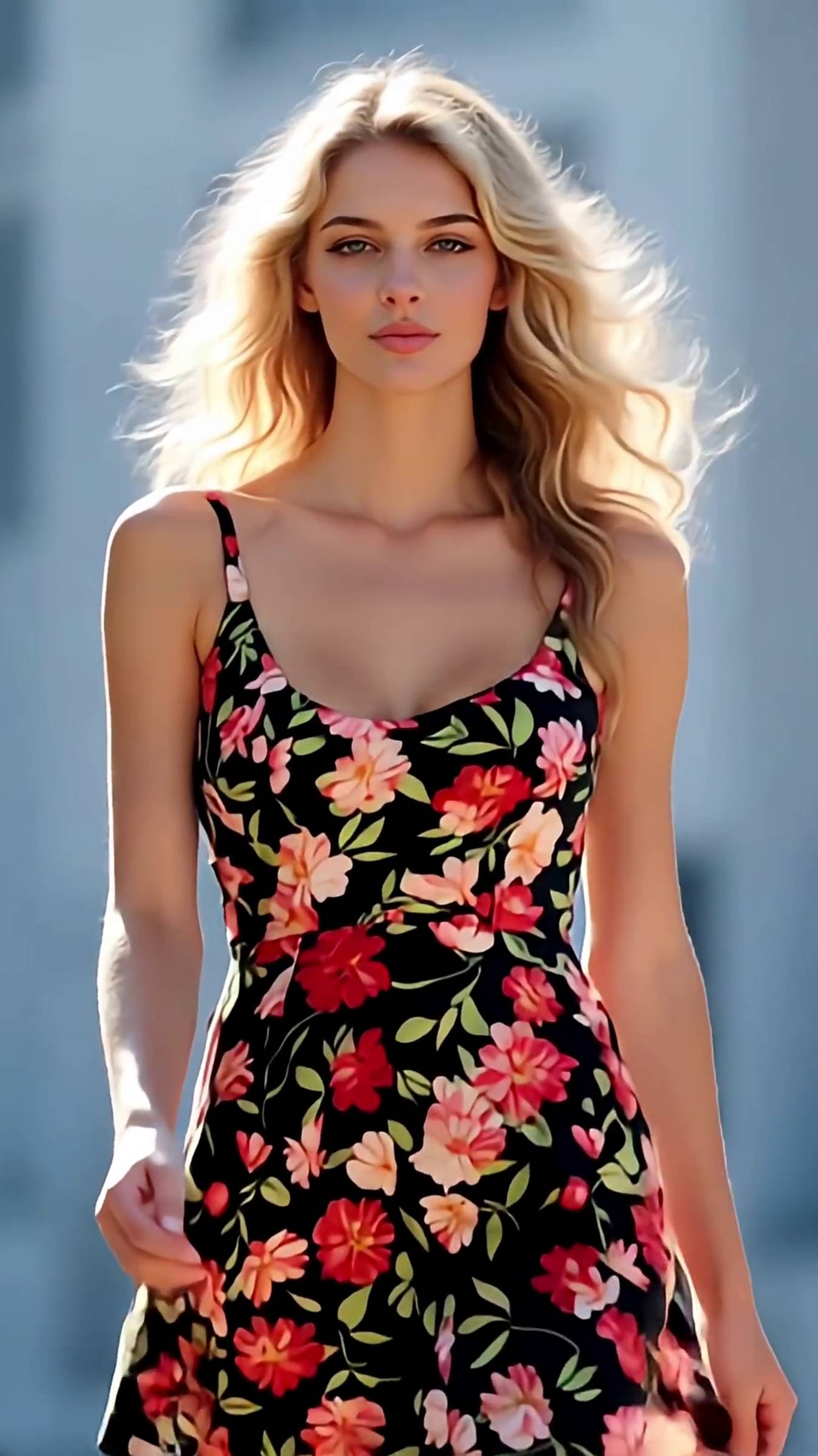 ✨ Яркая блондинка в разных платьях смотреть онлайн