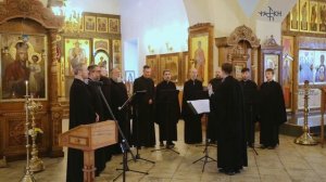 Полиелей, глас четвертый (Агиа). Поёт мужской хор Школы византийского пения «Схолион Псалтикис»