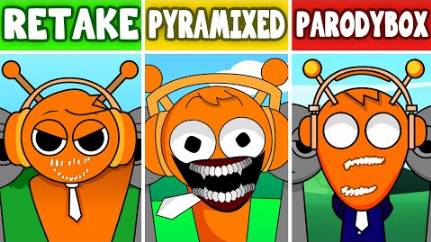 Incredibox Sprunki Pyramixed Vs. Retake Vs. Parodybox подборка ВСЕХ СКРИМЕРОВ| NORMAL VS. HORROR смотреть онлайн