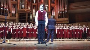 00036  «Песенка крокодила Гены». БДХ отчетный концерт 14 апреля 2018 года. Средняя и старшая группа.