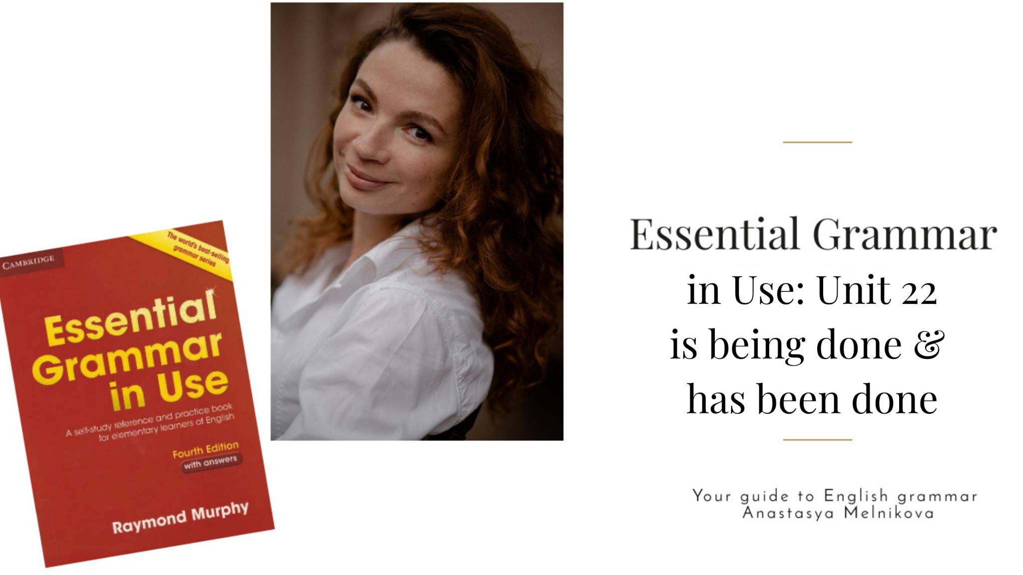 English grammar in use | Passive voice Unit 22 part 2 смотреть онлайн