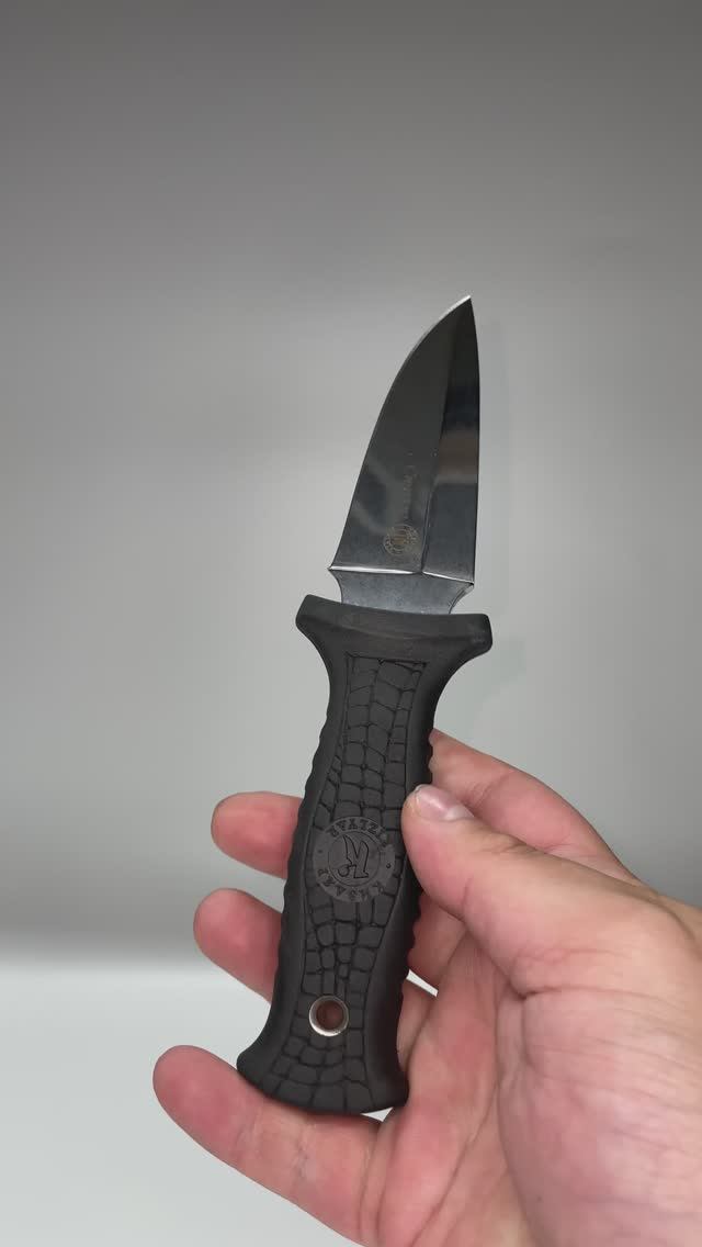 Нож Страж Кизляр б/с, сталь AUS-8, рукоять эластрон, черный