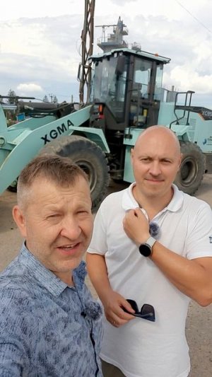 Фронтальный погрузчик XGMA на батарейках - отзыв от строительного холдинга Белый Раст